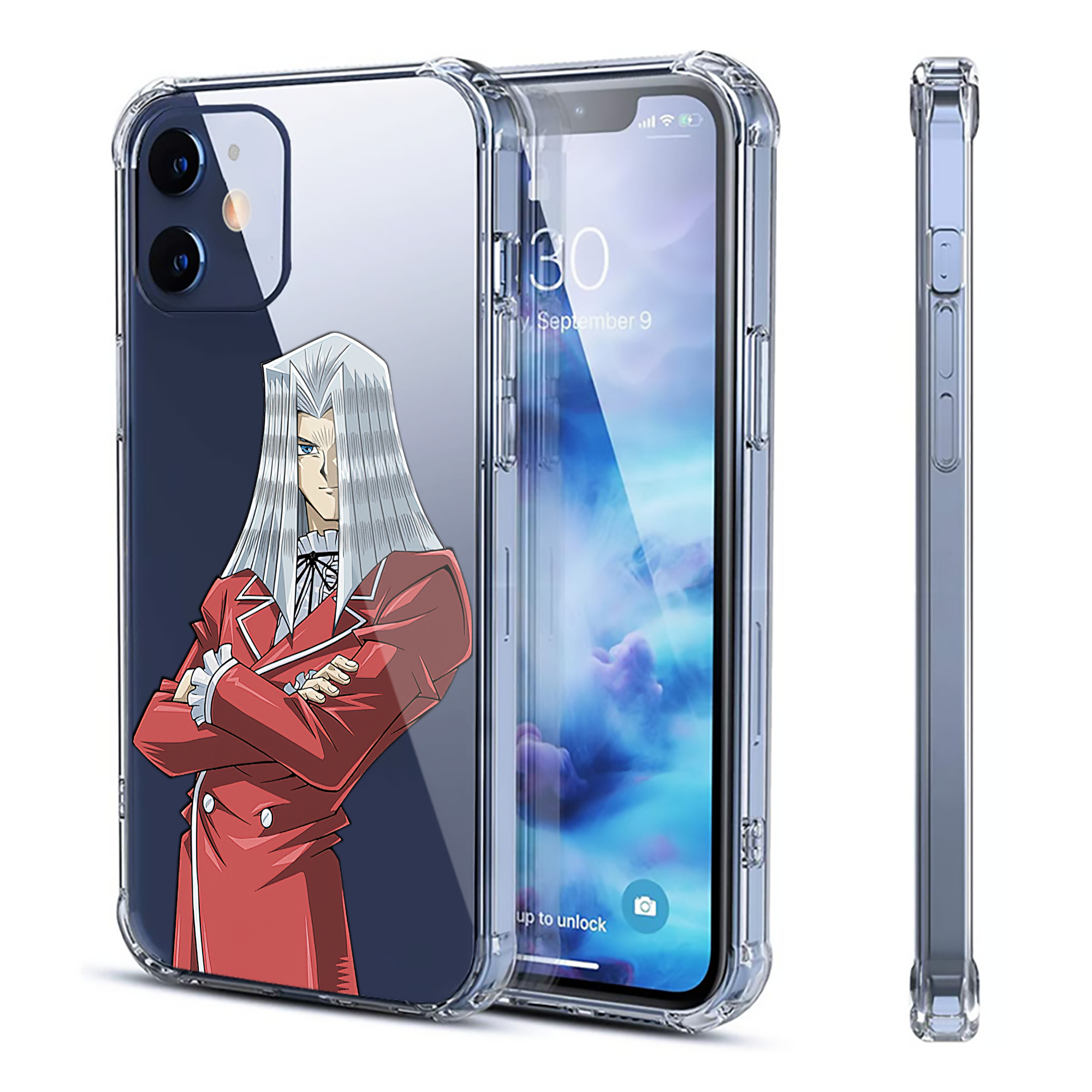 （画像用） 遊☆戯☆王 Yu-Gi-Oh! 【iPhone 12シリーズ対応】透明スマホケース（クリアソフトケース）
